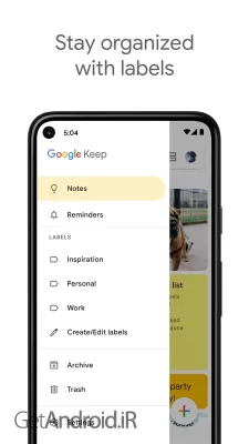 دانلود برنامه Google Keep اندروید