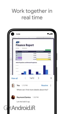 دانلود برنامه Google Sheets اندروید