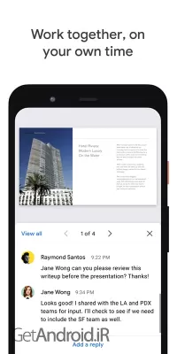 دانلود برنامه Google Slides اندروید