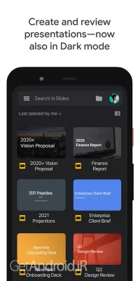 دانلود برنامه Google Slides اندروید