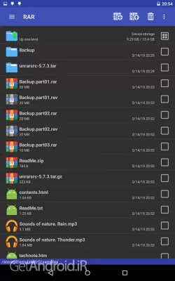 دانلود برنامه RAR اندروید