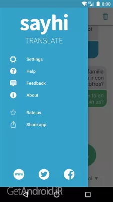 دانلود برنامه SayHi Translate اندروید