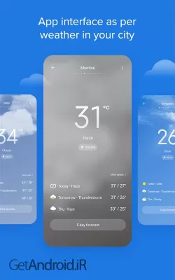 دانلود برنامه Weather - By Xiaomi اندروید