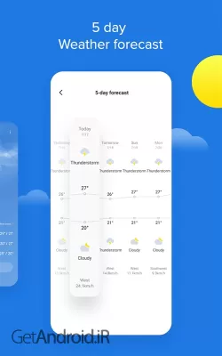 دانلود برنامه Weather - By Xiaomi اندروید