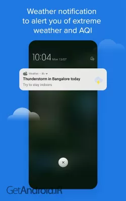 دانلود برنامه Weather - By Xiaomi اندروید