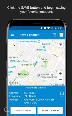 دانلود برنامه Save Location GPS اندروید