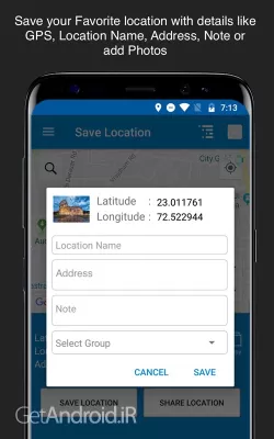 دانلود برنامه Save Location GPS اندروید