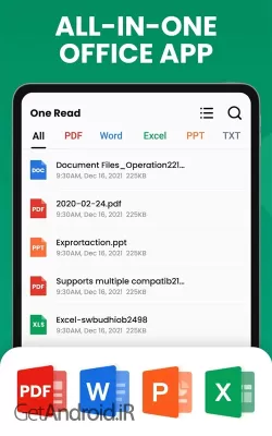 دانلود برنامه All Document Reader - One Read اندروید