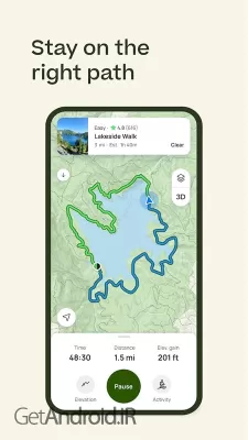 دانلود برنامه alltrails اندروید