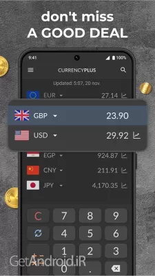 دانلود برنامه Currency Converter Plus اندروید