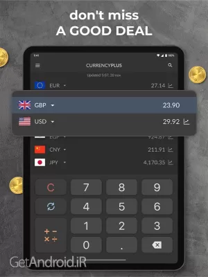 دانلود برنامه Currency Converter Plus اندروید