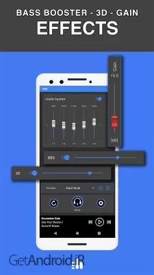 دانلود برنامه Equalizer & Bass Booster - XEQ اندروید