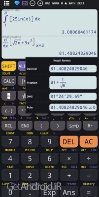 دانلود برنامه Scientific calculator plus 991 اندروید