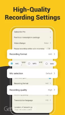 دانلود برنامه Voice Recorder Audio Sound MP3 اندروید