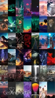 برنامه کاغذ دیواری اندروید با کیفیت HD و 4K