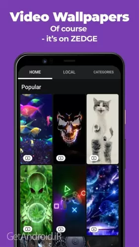 دانلود برنامه ZEDGE اندروید