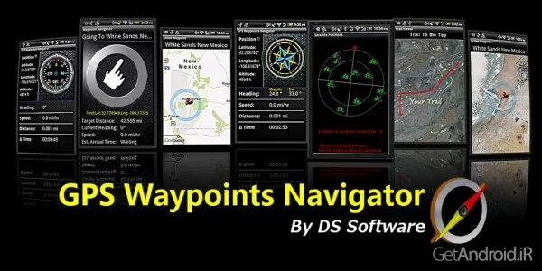 GPS Waypoints Navigator - برنامه حرفه ای مسیریابی اندروید