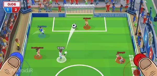 دانلود بازی Soccer Battle برای اندروید