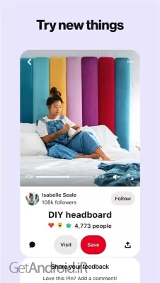 دانلود برنامه Pinterest اندروید