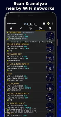 دانلود برنامه WiFi Analyzer اندروید