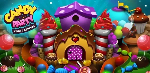بازی Candy Donuts Coin Party Dozer اندروید