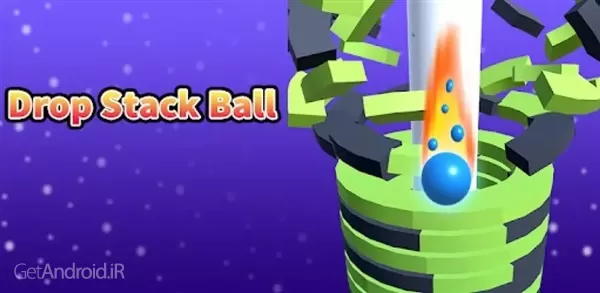 بازی Drop Stack Ball اندروید