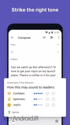دانلود برنامه Grammarly برای اندروید