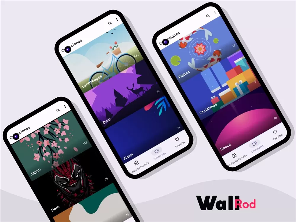 برنامه WallRod Wallpapers