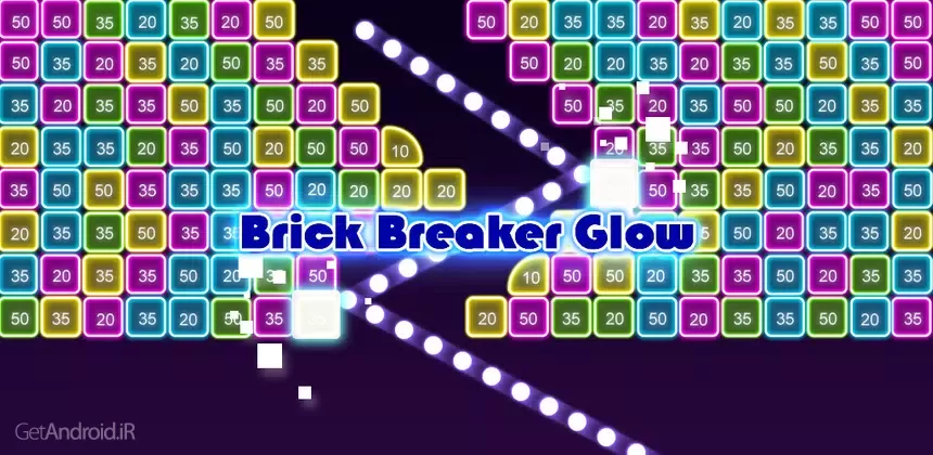 بازی Brick Breaker Glow اندروید