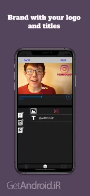 نرم افزار زیرنویس اتوماتیک AutoCap برای اندروید