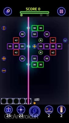 بازی Brick Breaker Glow اندروید