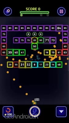 بازی Brick Breaker Glow اندروید