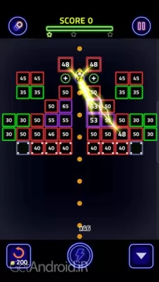 بازی Brick Breaker Glow اندروید