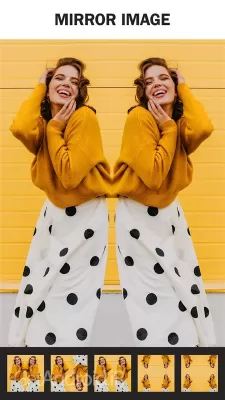 حالت آینه ای به عکس