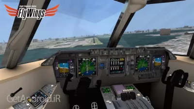 بازی Flight Simulator 2014 FlyWings اندروید