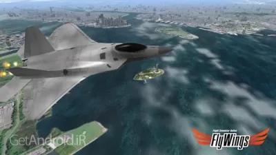 بازی Flight Simulator 2014 FlyWings اندروید