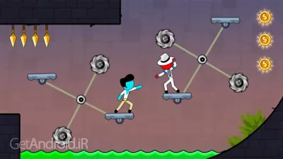 بازی Stickman Red boy and Blue girl اندروید