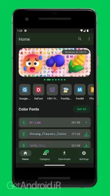 برنامه zFont 3