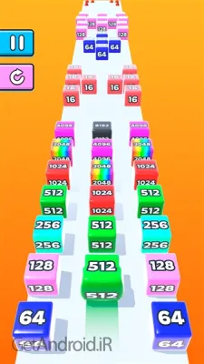 بازی Jelly Run 2048 اندروید