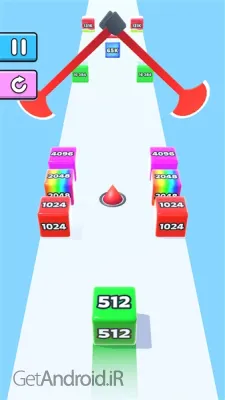 بازی Jelly Run 2048 اندروید