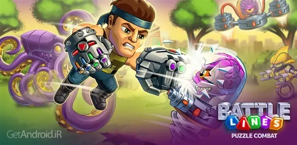 بازی Battle Lines Puzzle Fighter اندروید